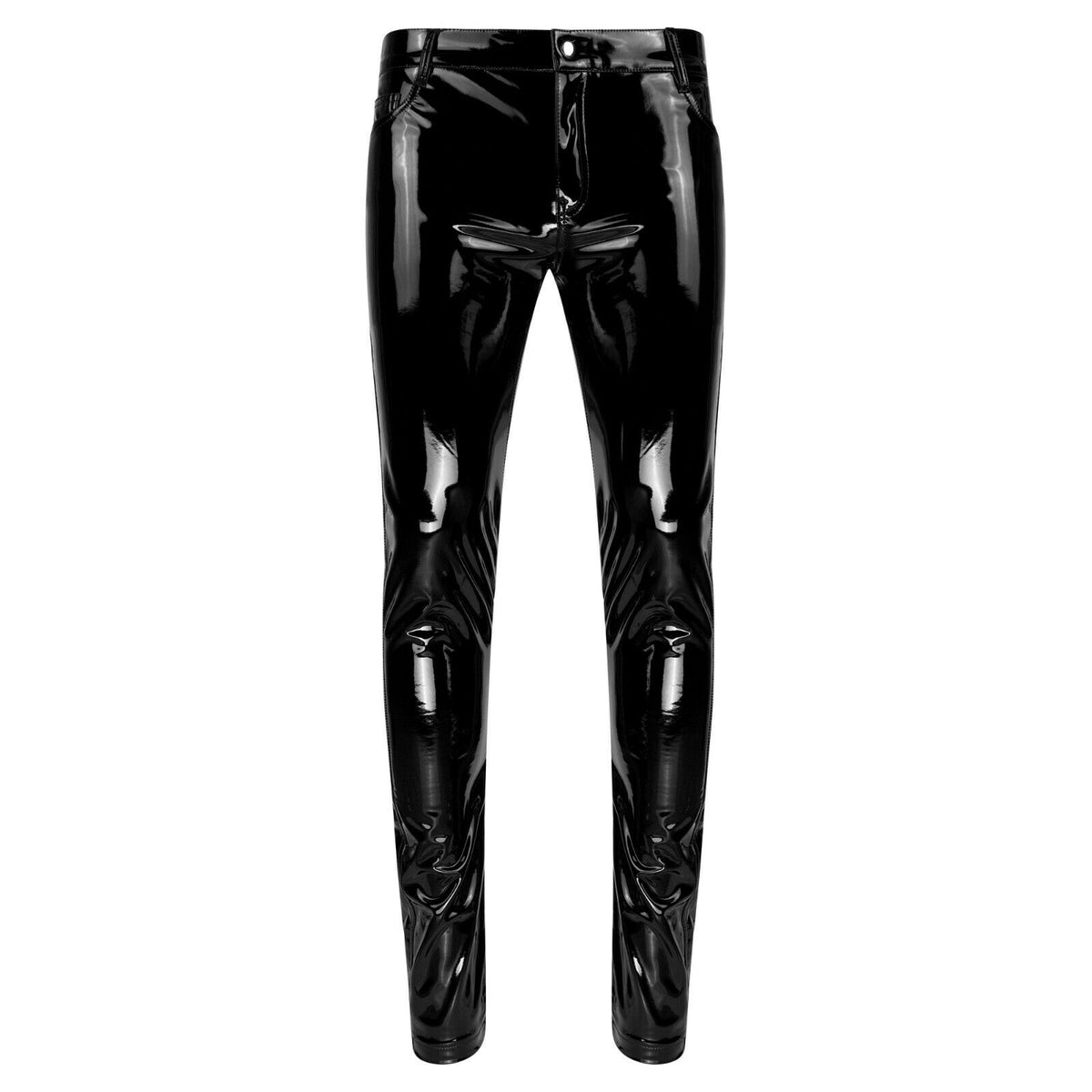Skinny Lack Vinyl PVC Pants Stretch Shiny LAKESNAKEN